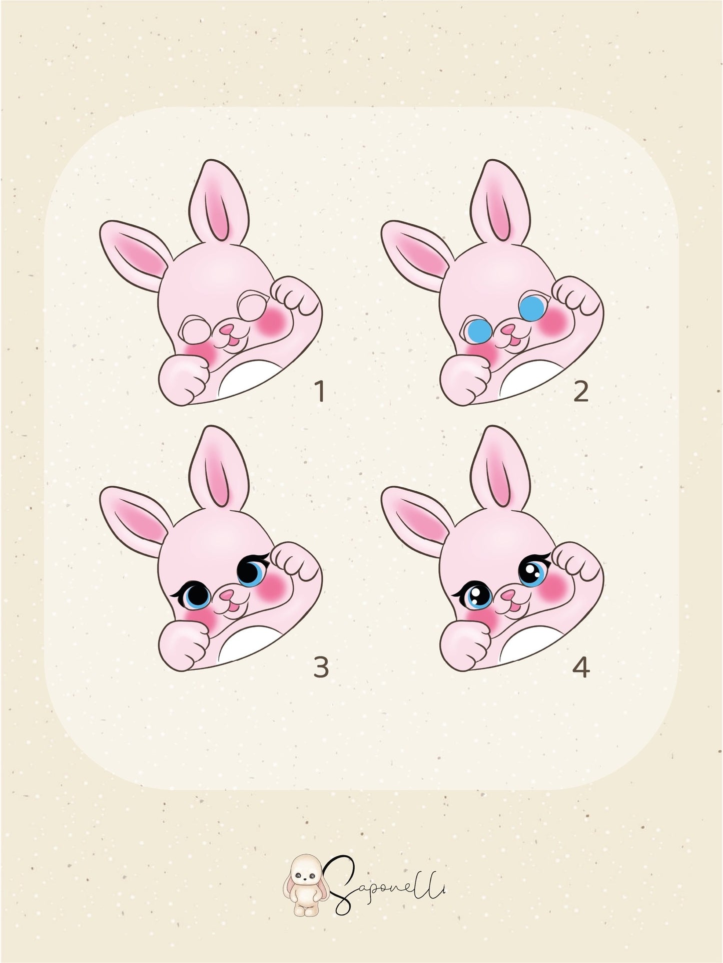 Silicone Mold "Toffee the Bunny"