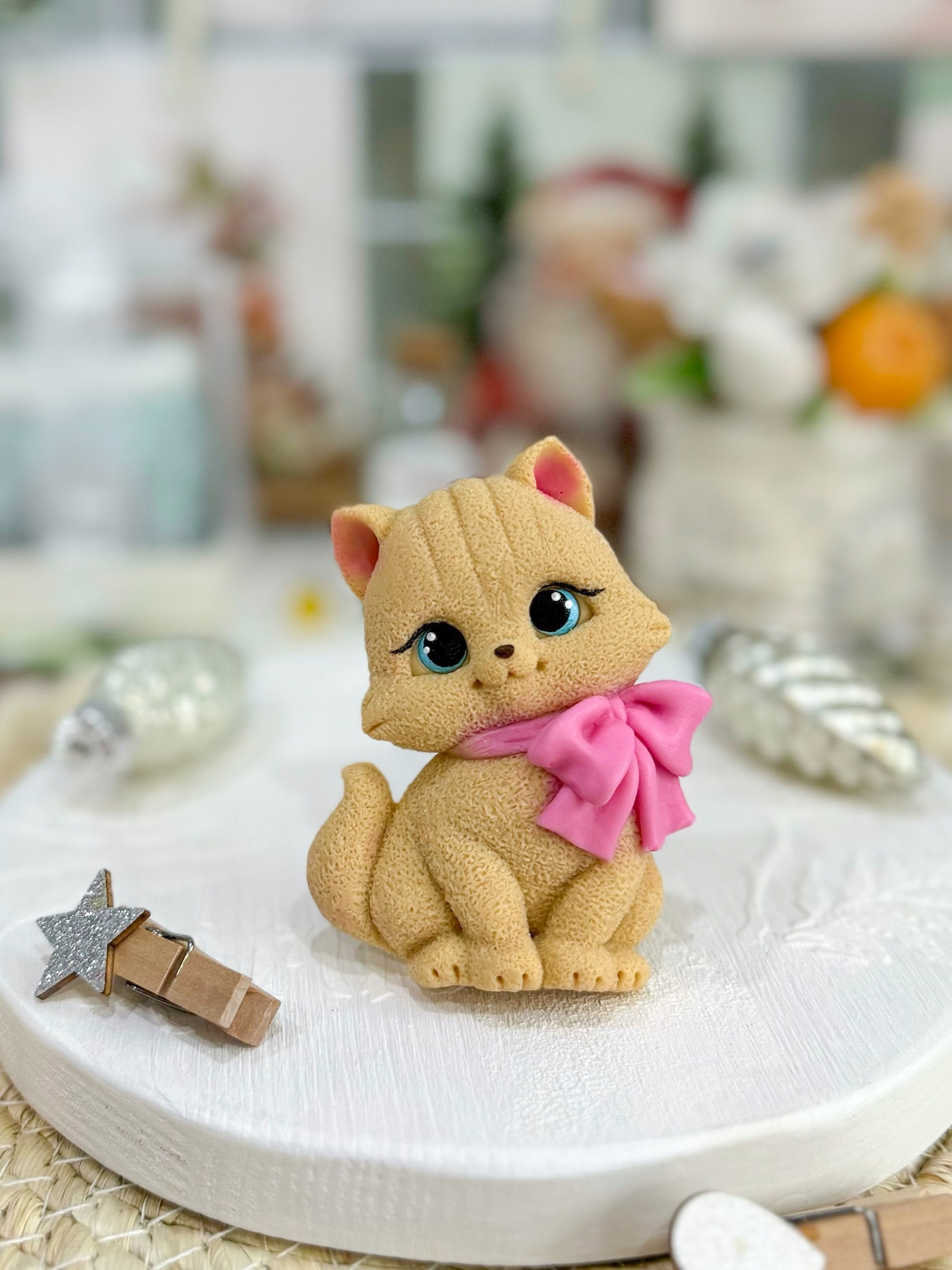 Silicone Mold "Sweet Bow the Kitten"