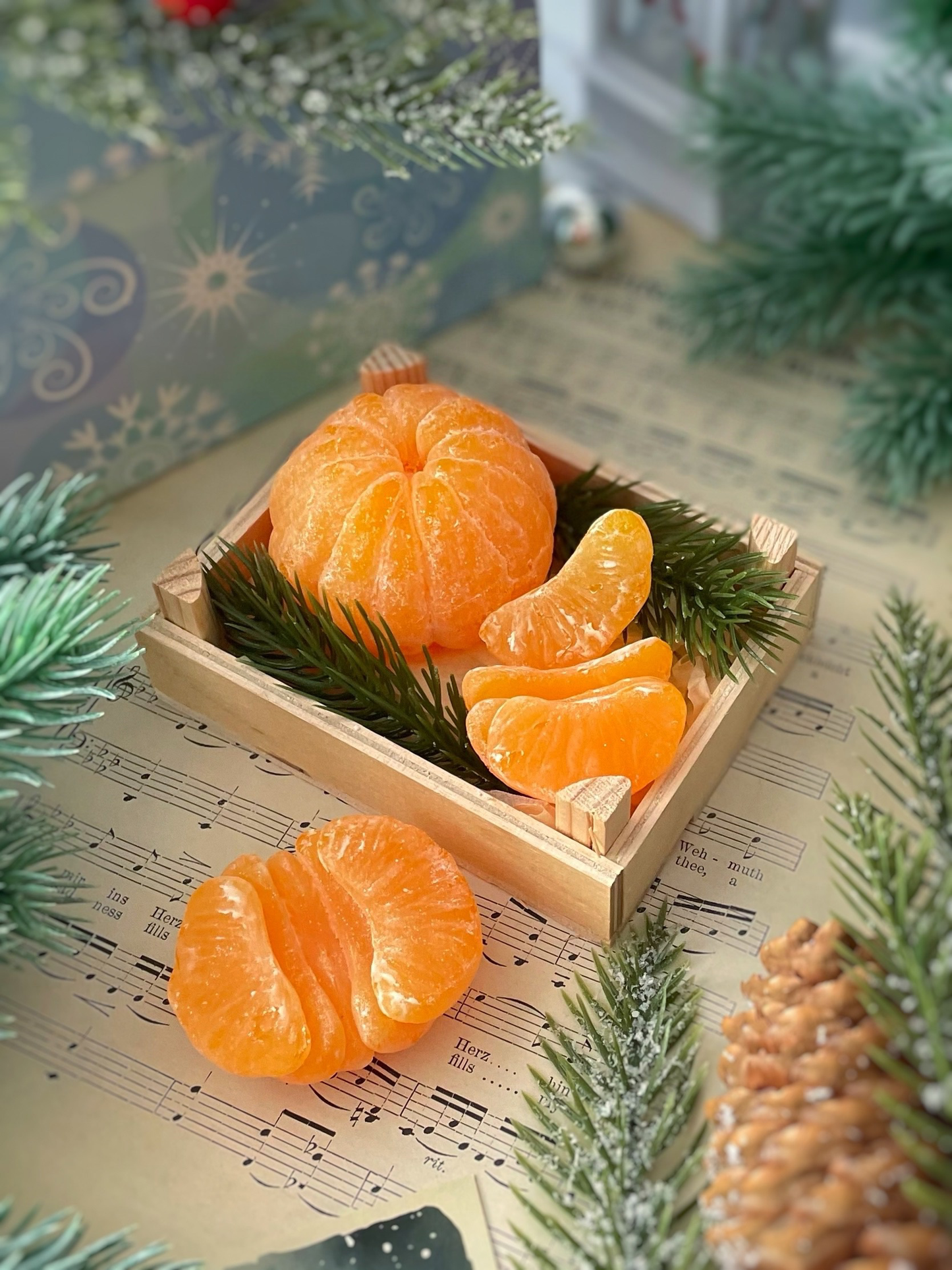Silicone Mold "Peeled Tangerine"
