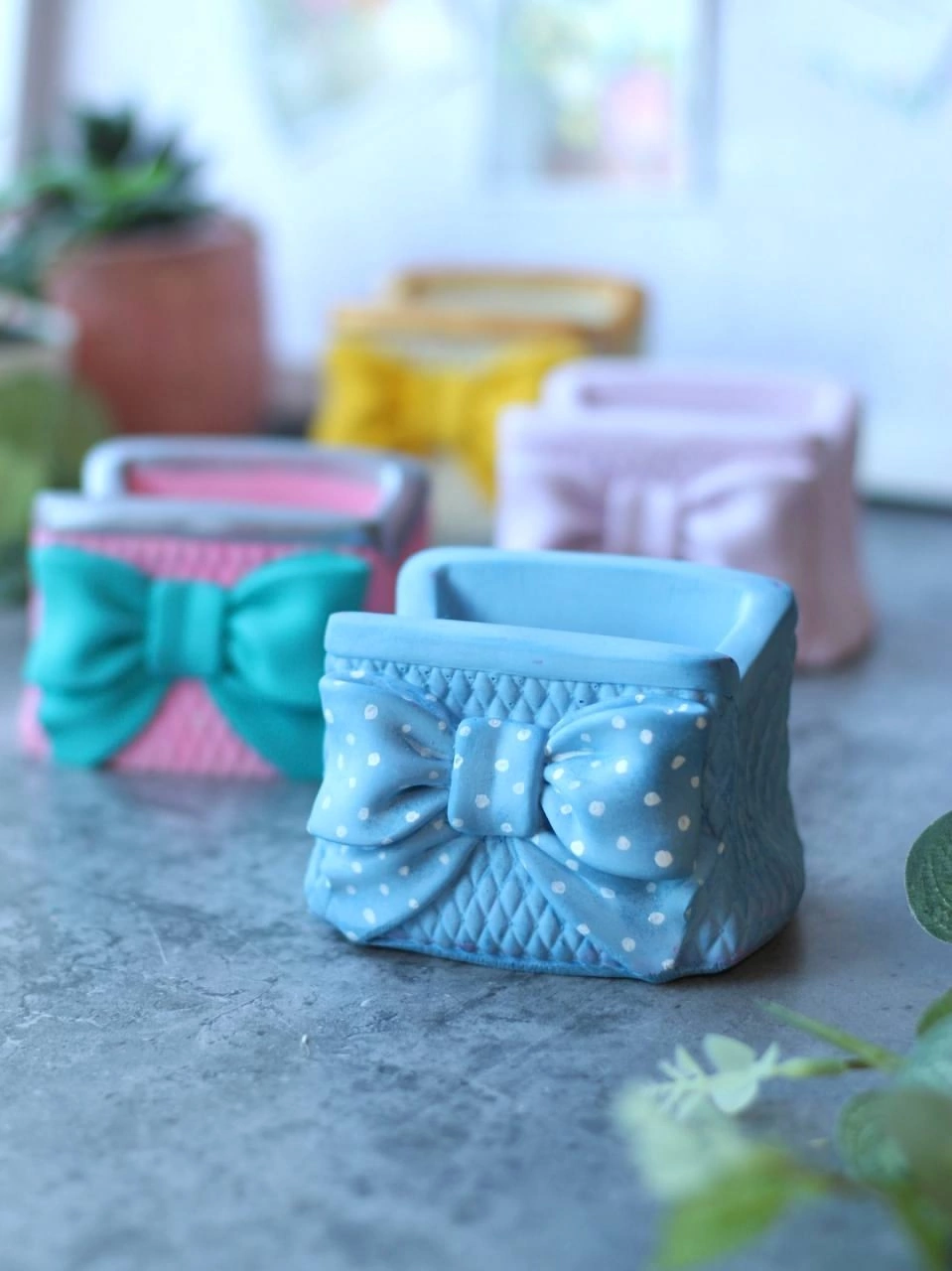 Silicone mold “Bow Purse“