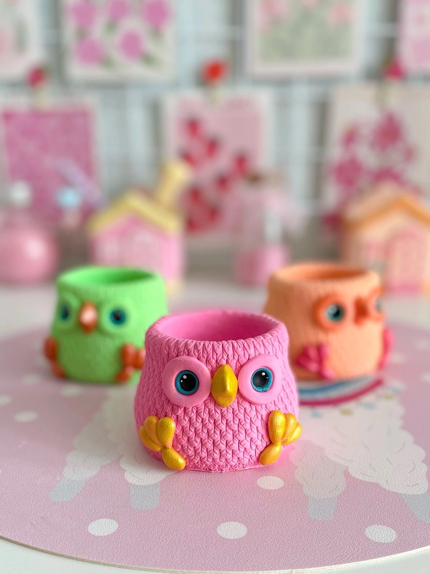 Silicone mold “Cute Owl“