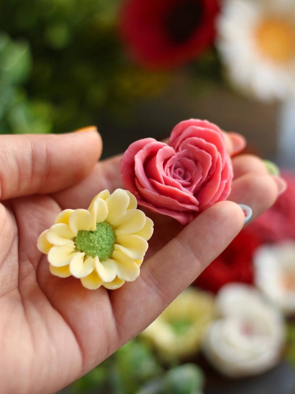 Silicone Mold "Small cute flowers"