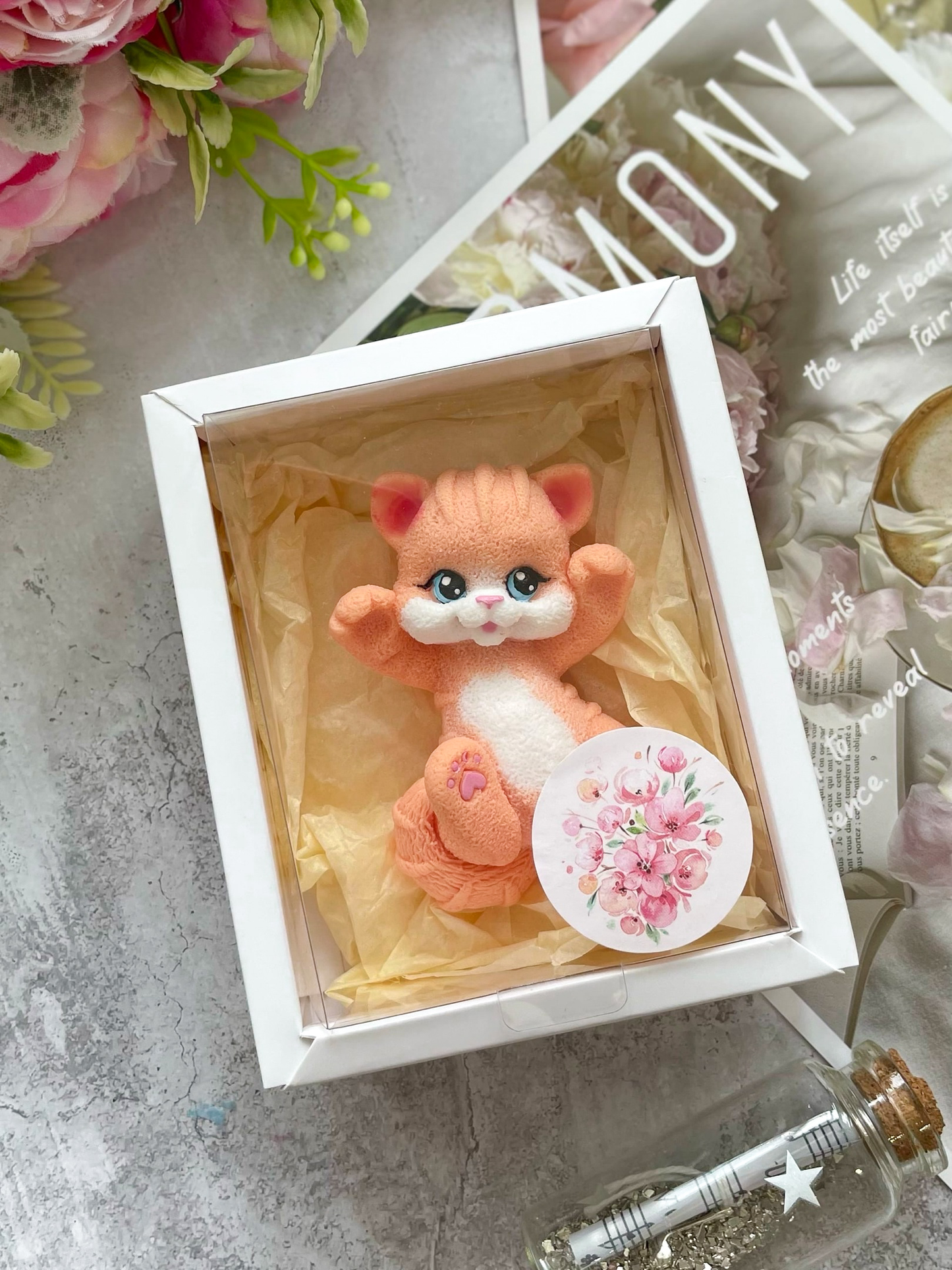 Silicone Mold "Croissant the Kitten"