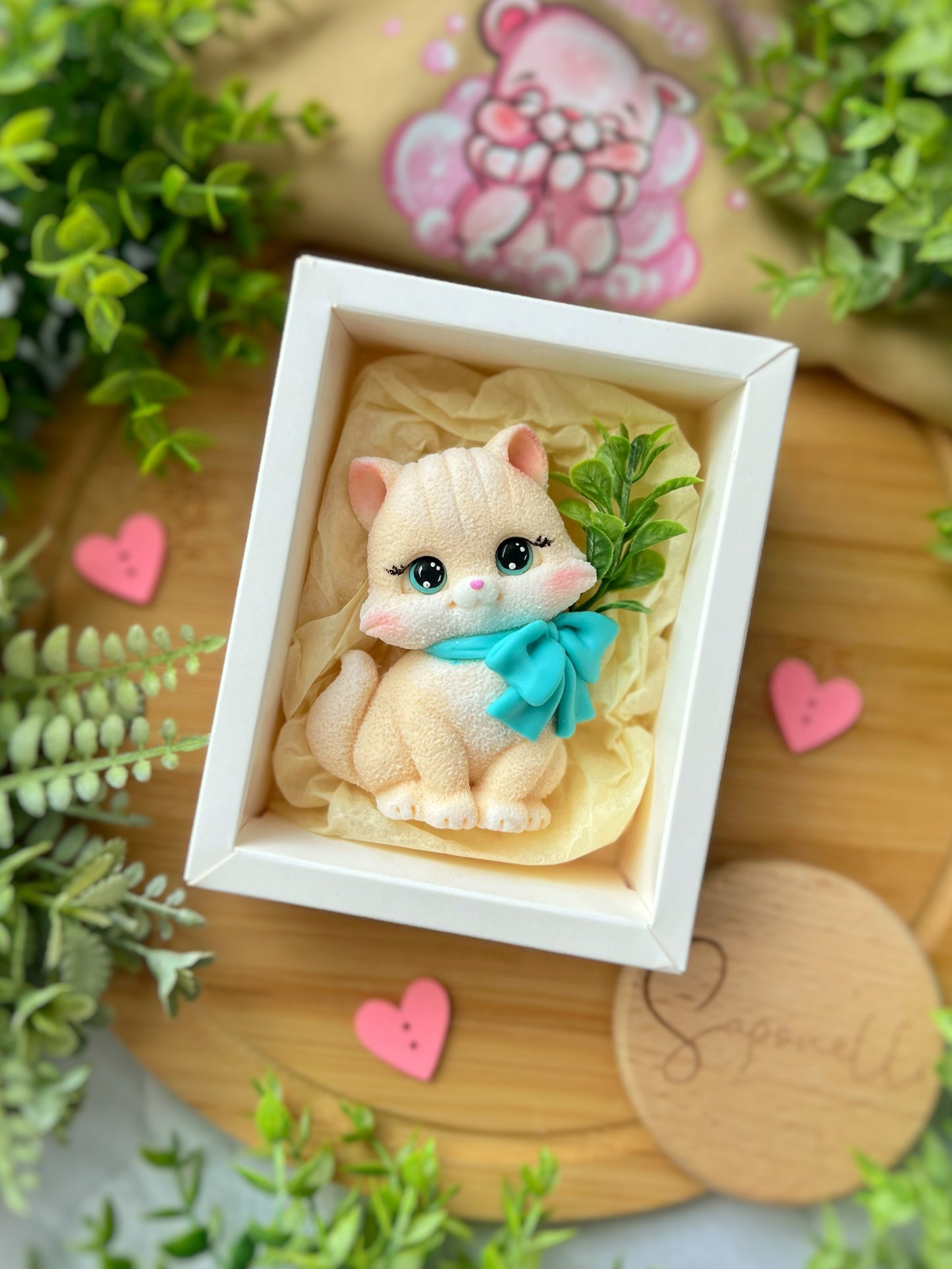 Silicone Mold "Sweet Bow the Kitten"