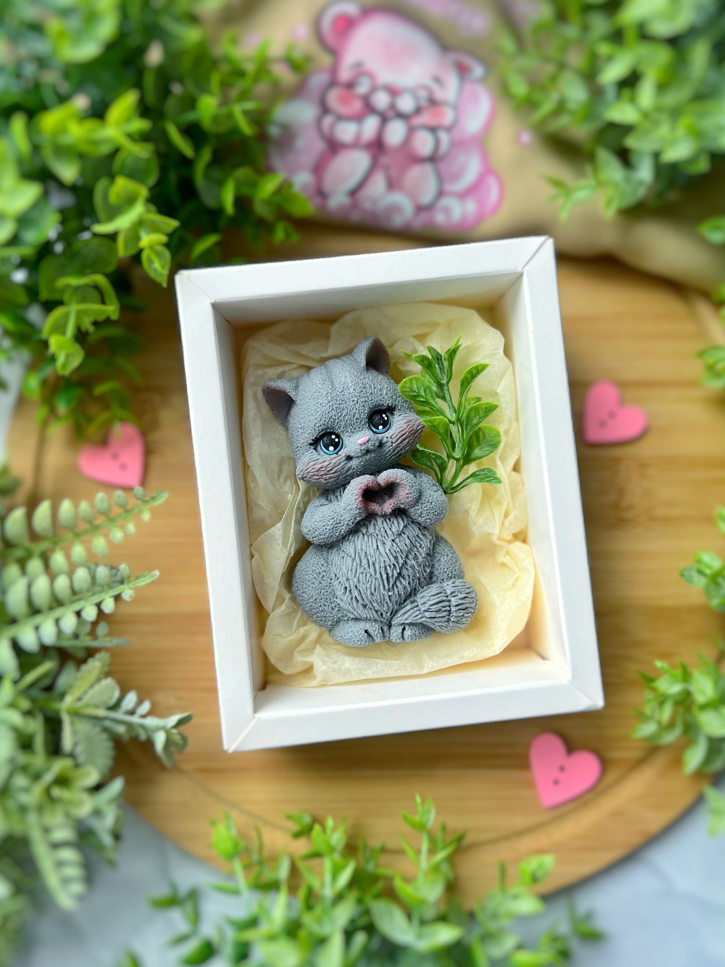 Silicone Mold "Lovely the Kitten"