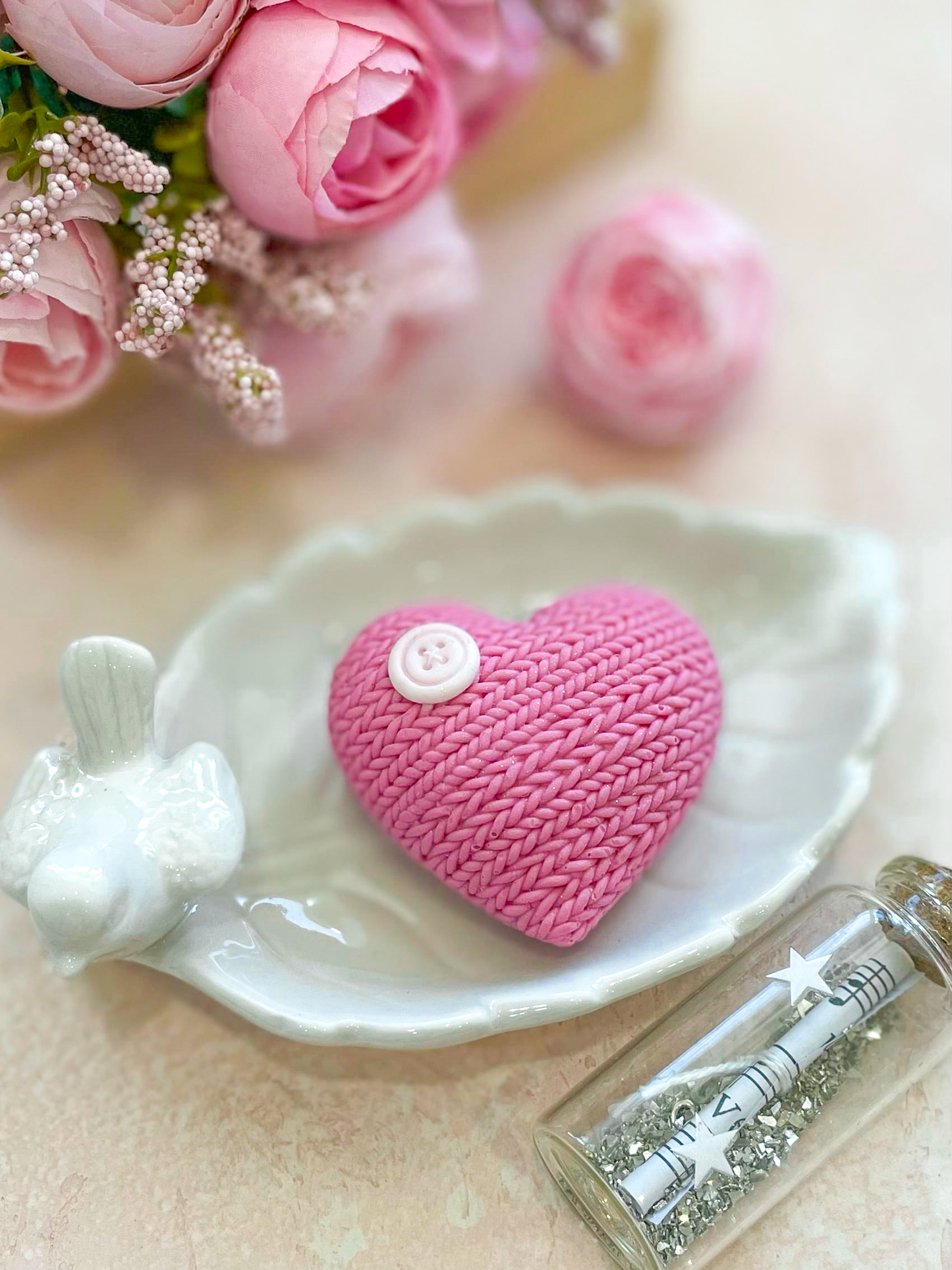 Silicone Mold "Knitted Heart"
