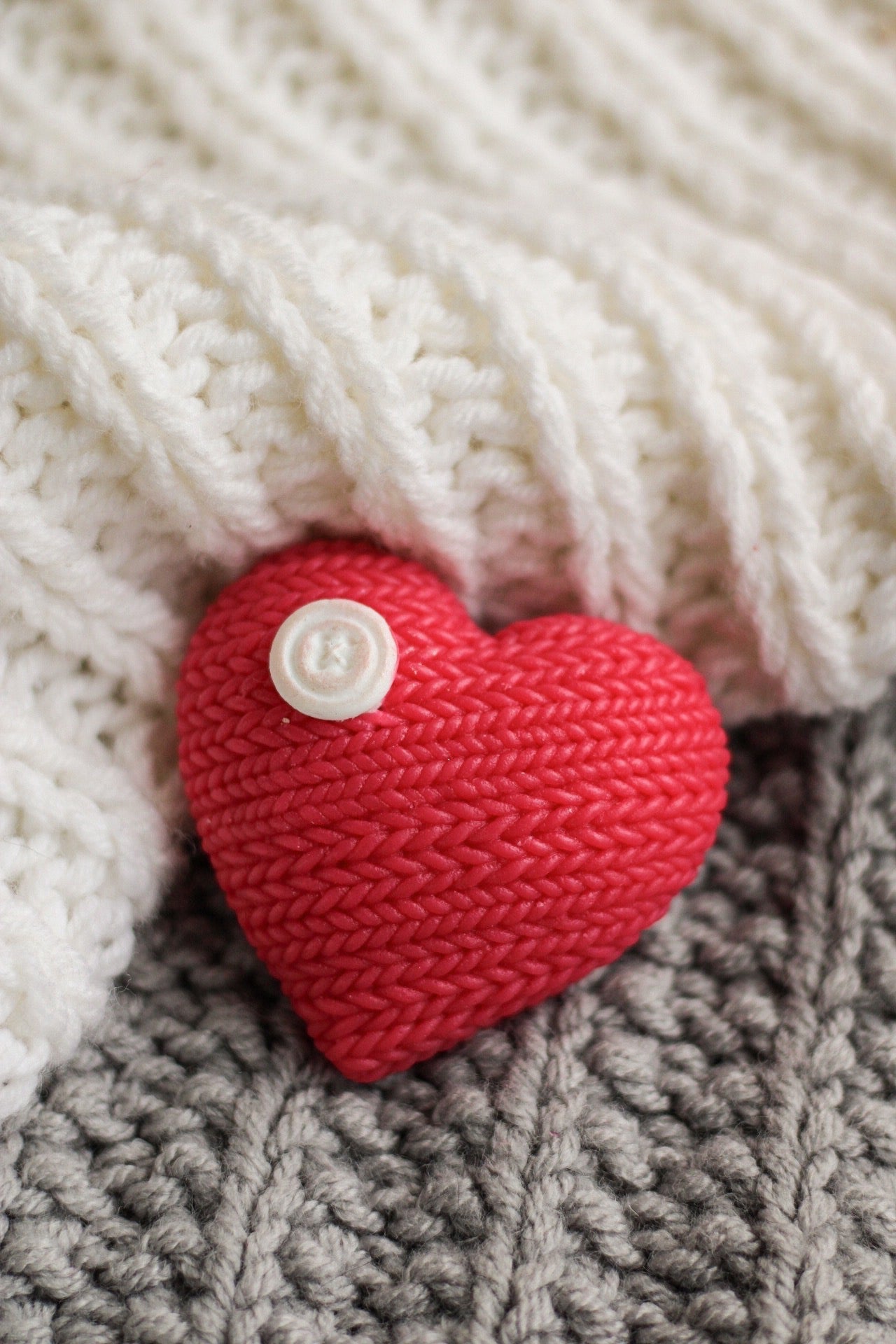 Silicone Mold "Knitted Heart"