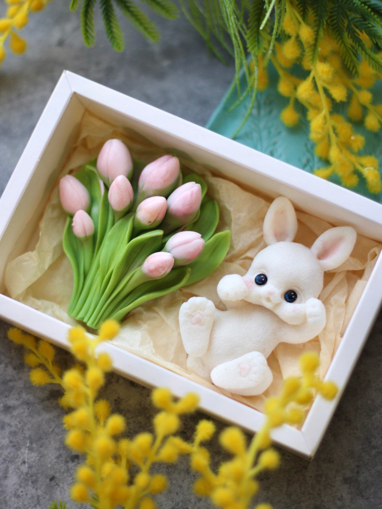 Silicone Mold "Bunch of Tulips"