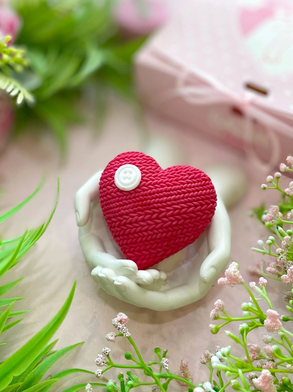 Silicone Mold "Knitted Heart"