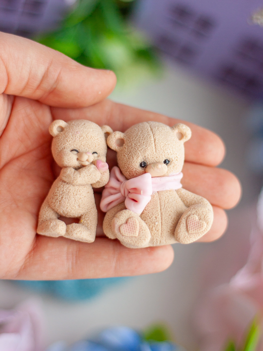 Silicone Mold "Little Bear Duo"