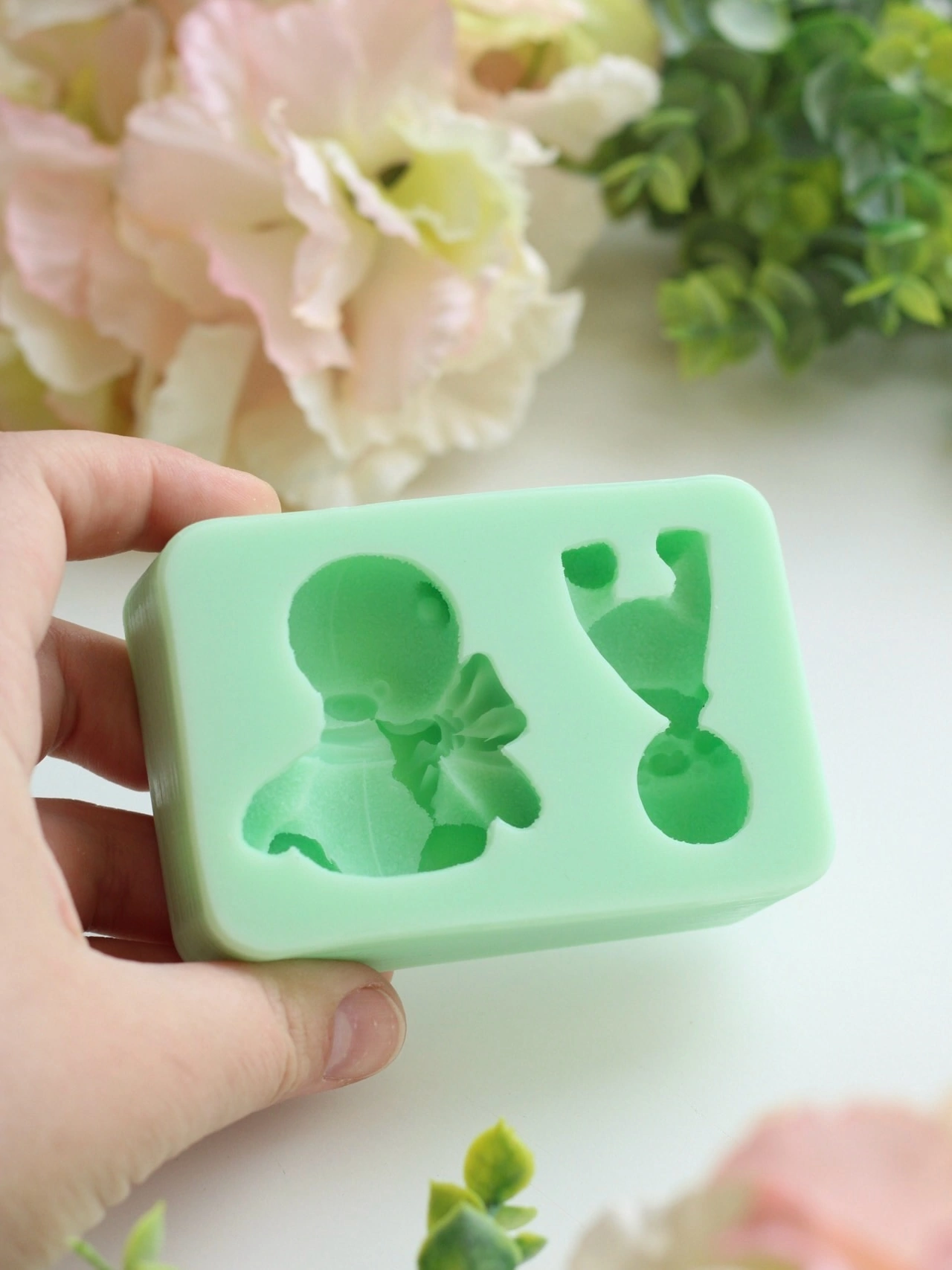 Silicone Mold "Little Bear Duo"