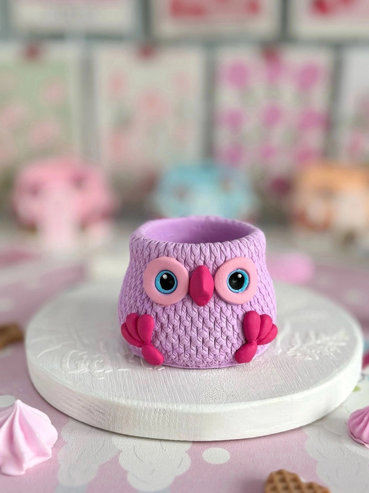 Silicone mold “Cute Owl“